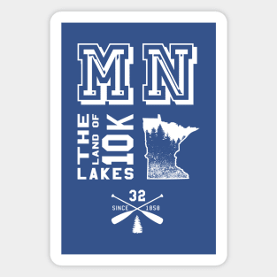 Minnesota MN Land of 10,000 Lakes Magnet